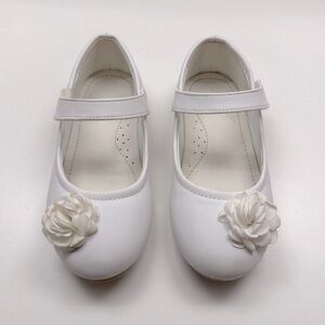 Toddler Girl White Dress Shoes